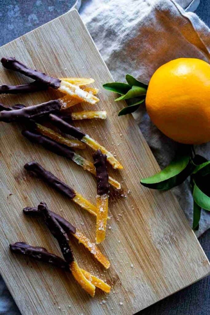 Chocolate Covered Candied Orange Peels