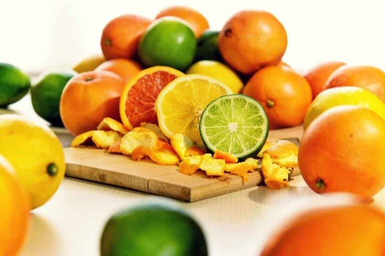 Citrus on Cutting Board